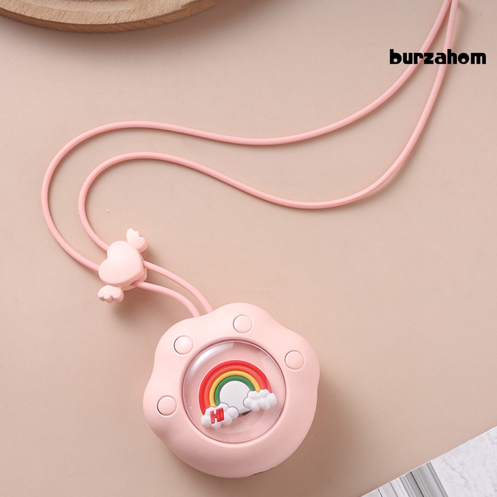 1 Bộ Quạt Làm Mát Mini 3 Cánh Đeo Cổ Sạc Cổng USB Dành Cho Gia Đình