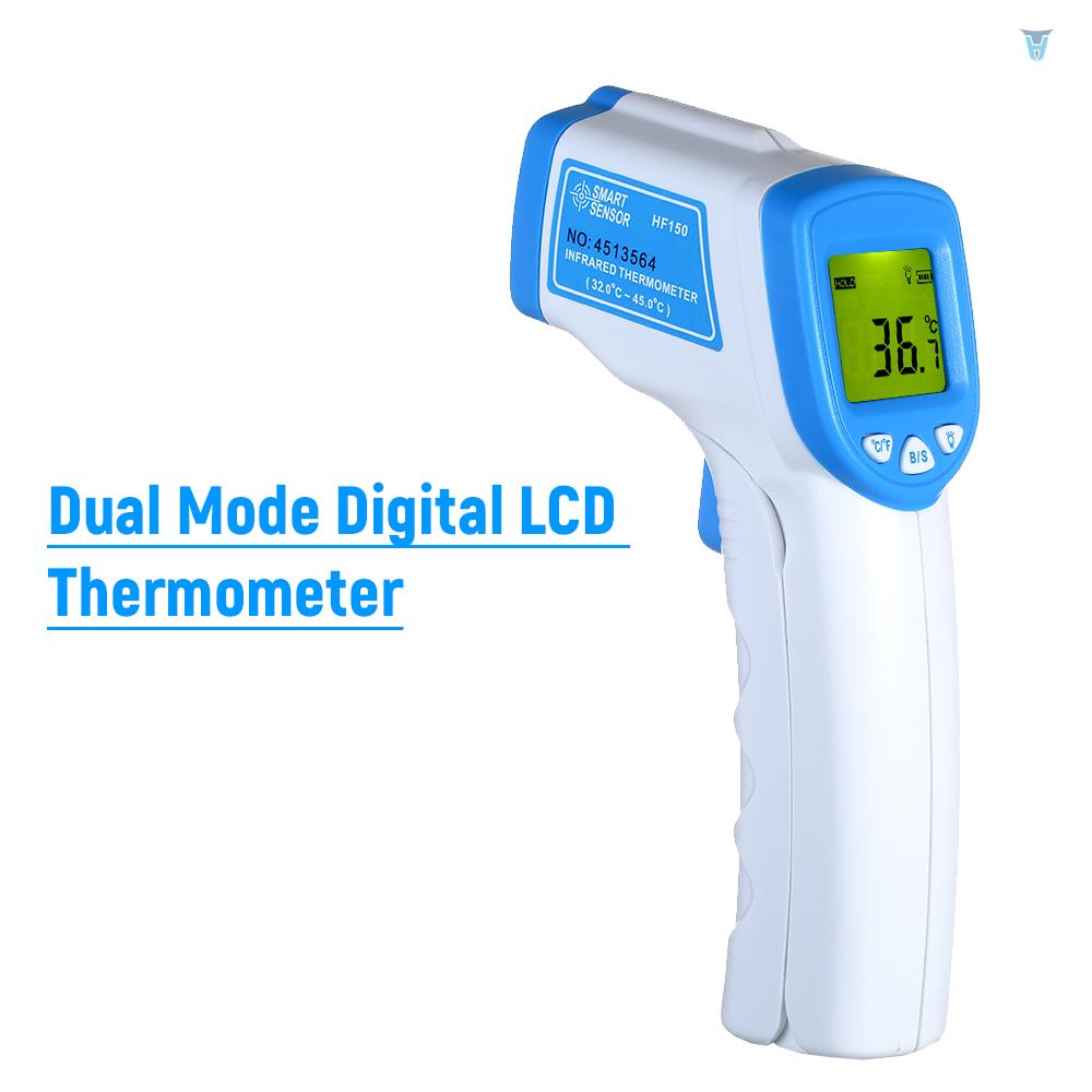 Nhiệt Kế Hồng Ngoại Cảm Biến Thông Minh HF150 Không Tiếp Xúc Có Màn Hình LCD
