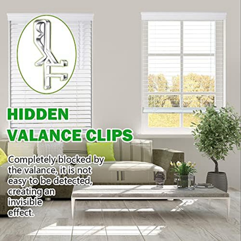 Clip định giá kênh ẩn 1-7 '8 Inch Clip định giá kênh rõ ràng cho giá trị với rãnh ở phía sau ( 24 cái )
