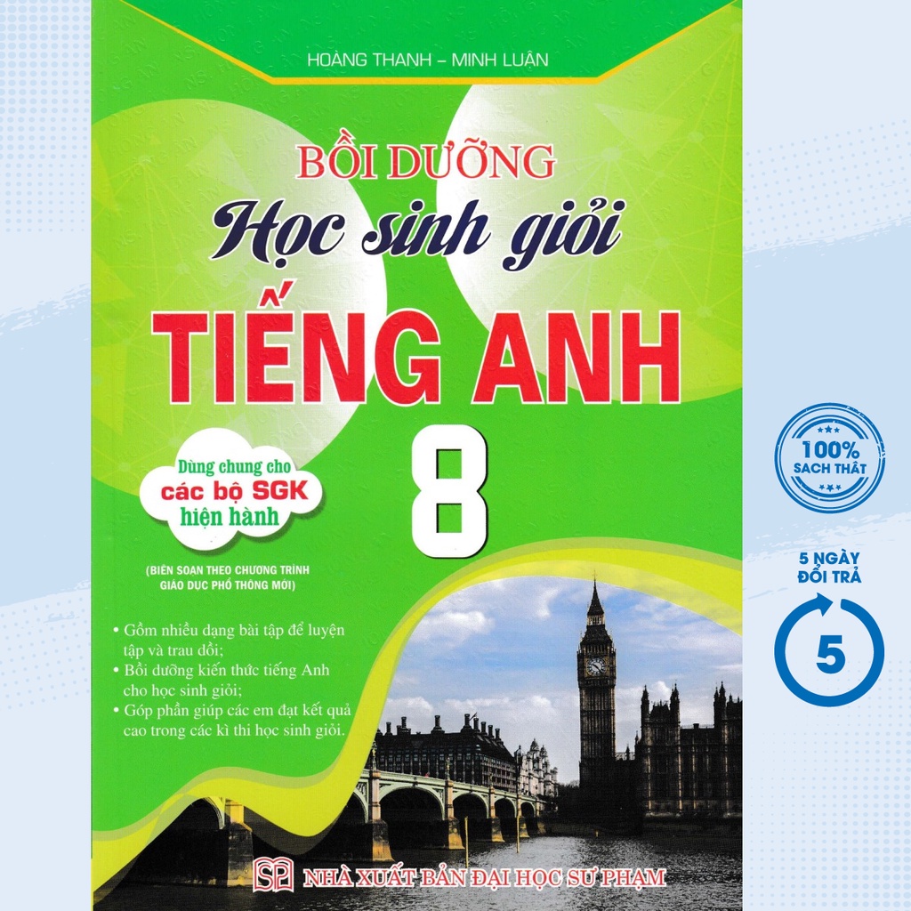 Sách - Bồi Dưỡng Học Sinh Giỏi Tiếng Anh 8 (Dùng Chung Cho Các Bộ SGK Hiện Hành) - HA