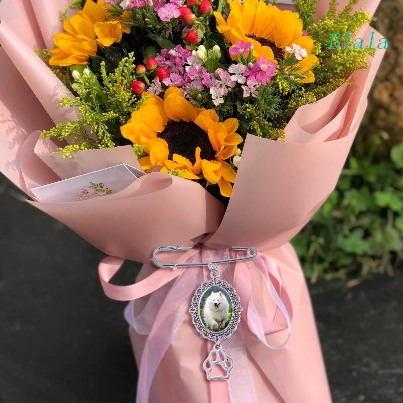 Trâm Cài Áo Mặt Kính Hình Oval / Dấu Chân Chó Phù Hợp Cho Làm Thủ Công