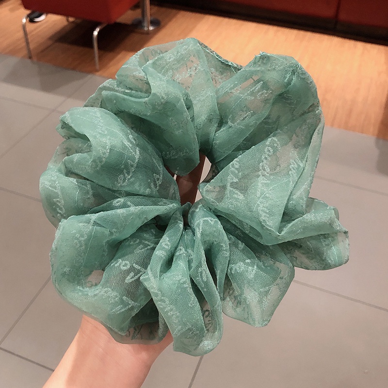 Dây buộc tóc HAIMEIKANG chiffon bản lớn dễ thương thời trang cho nữ