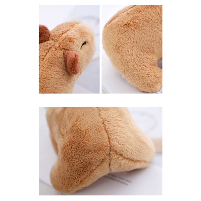 King Realistic Búp Bê Nhồi Bông Capybara Sống Động Trang Trí Phòng Bé