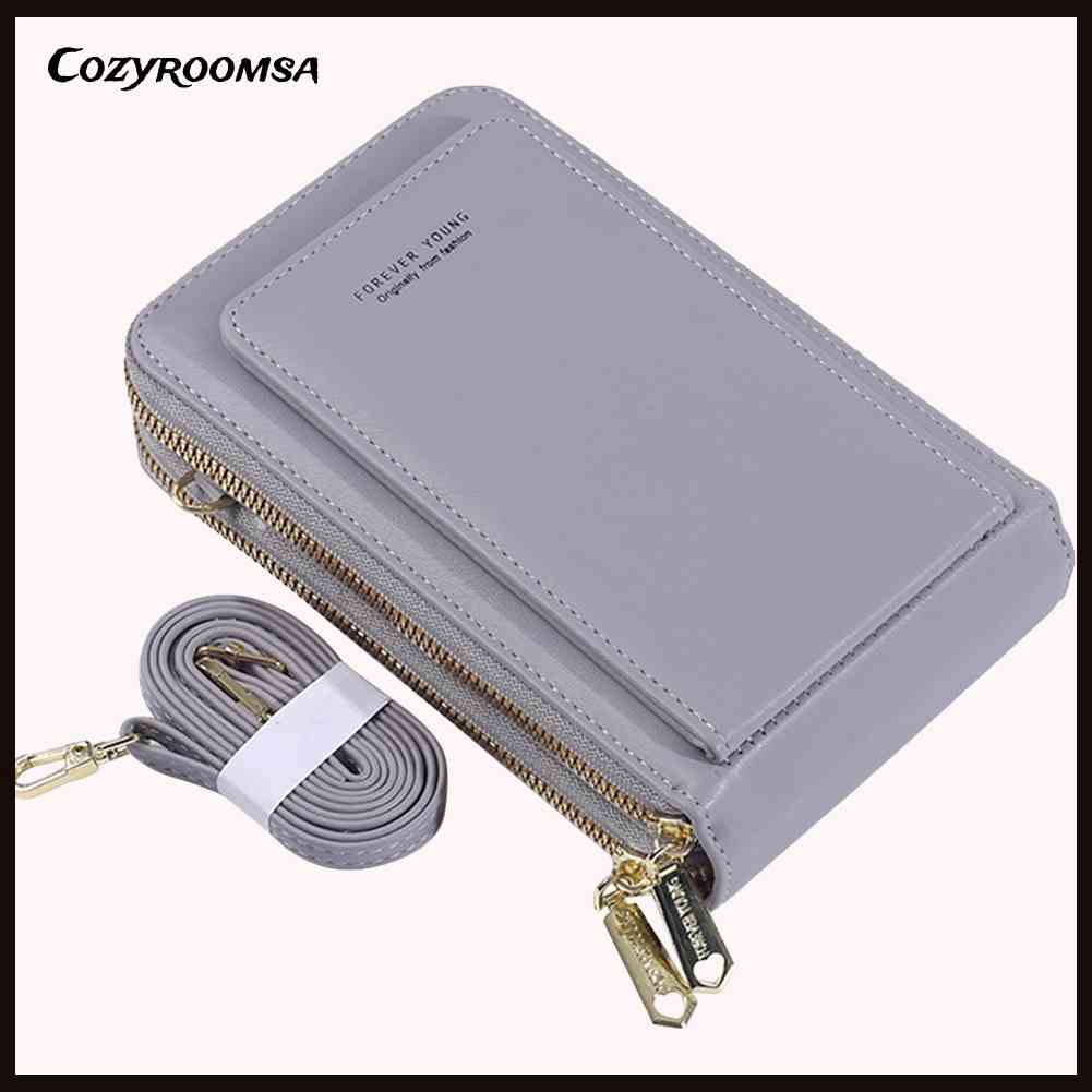 Túi Đeo Chéo Da PU Gọn Nhẹ Thời Trang Cho Nữ