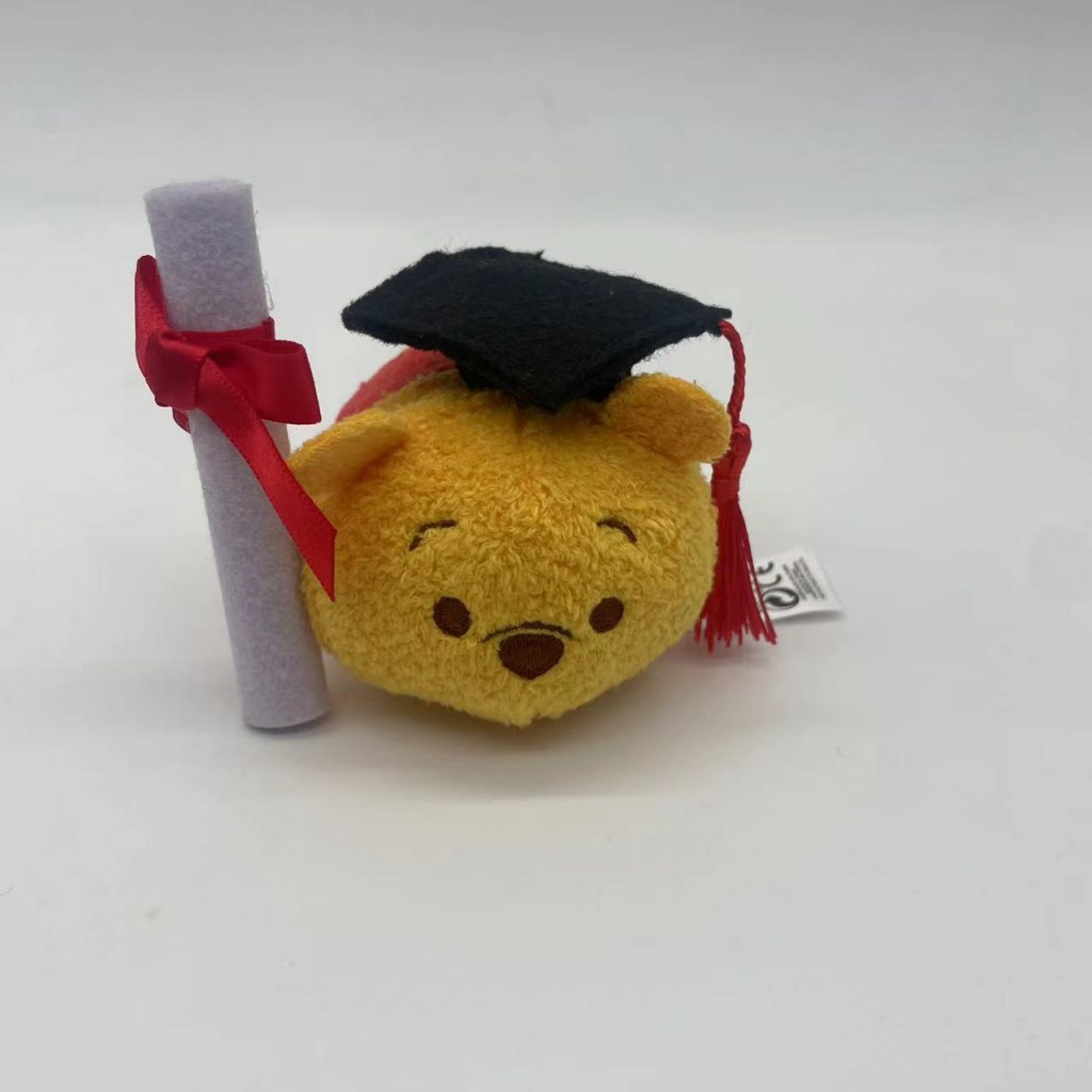 Tsumtsum Đồ Chơi Búp Bê Tốt Nghiệp Gấu Pooh Dâu Tây Ba Mắt Lau Màn Hình Quái Vật Dễ Thương Làm Quà Tặng