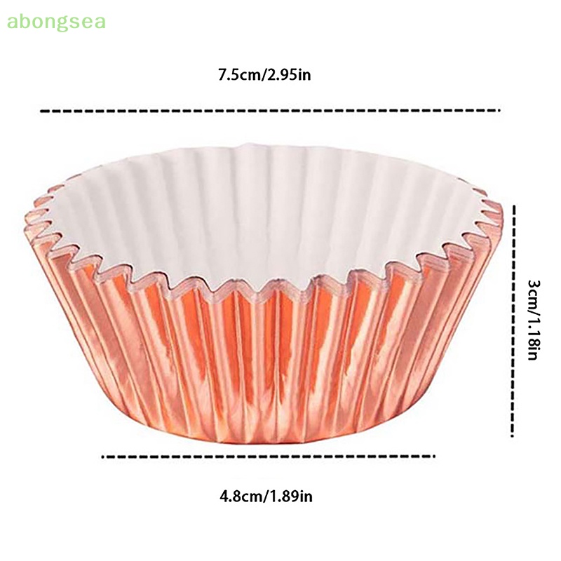 Set 100 Cốc Giấy Làm Bánh Muffin Xinh Xắn Tiện Dụng