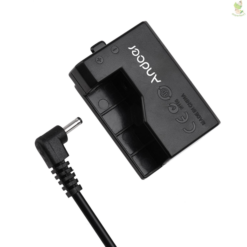 Andoer ACK-E10 AC Power Adapter Dummy Battery Coupler Charger Kit(Replacement for LP-E10) Compatible with  EOS Rebel T3/   Came-6.5