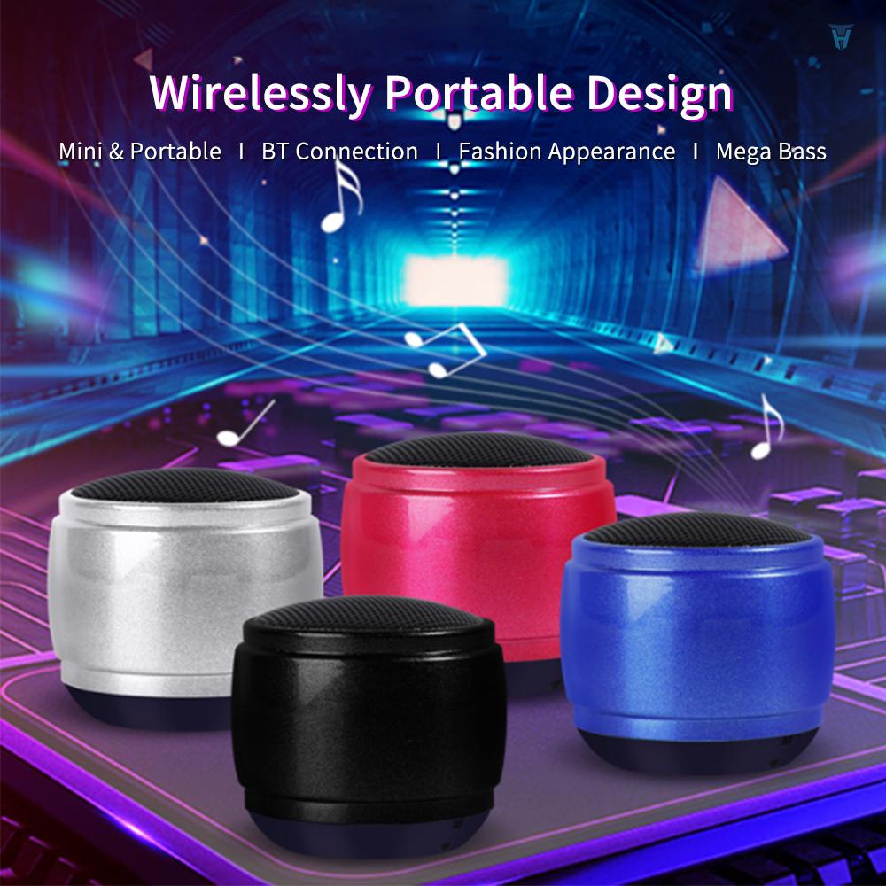 Loa Bluetooth Không Dây Mini Hỗ Trợ Thẻ TF Đa Năng Có Thể Sạc Lại