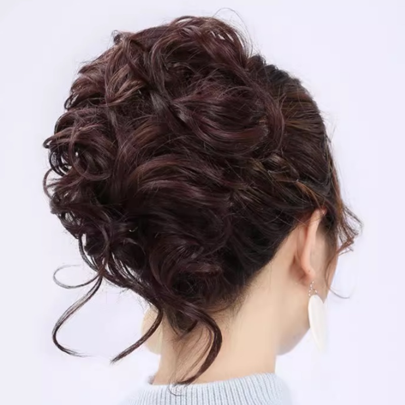 Tóc Giả Dài Xoăn Tự Nhiên Thời Trang Hàn Quốc Cho Nữ