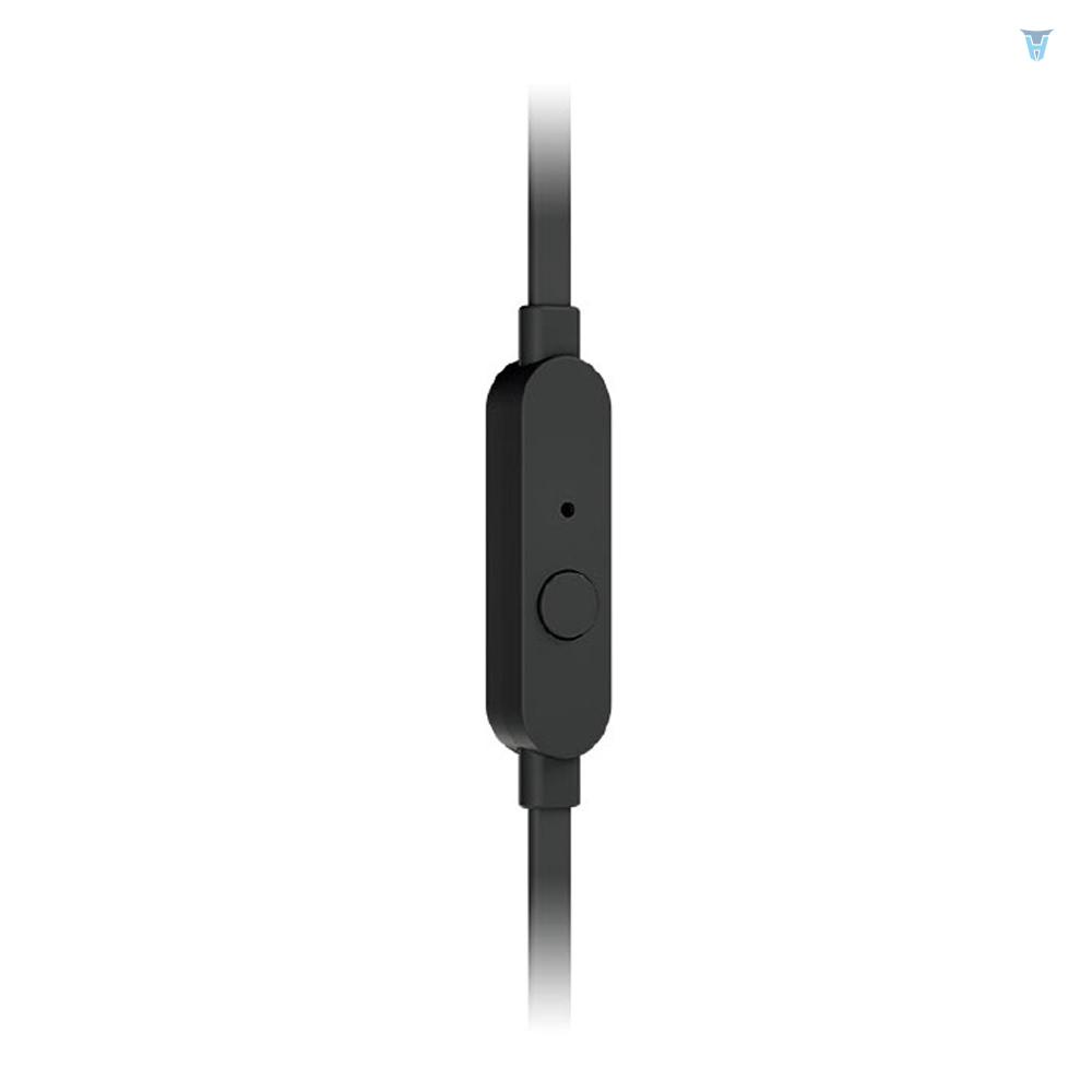 Tai Nghe Nhét Tai JBL T110 Có Micro Jack 3.5mm Âm Thanh Stereo Sống Động
