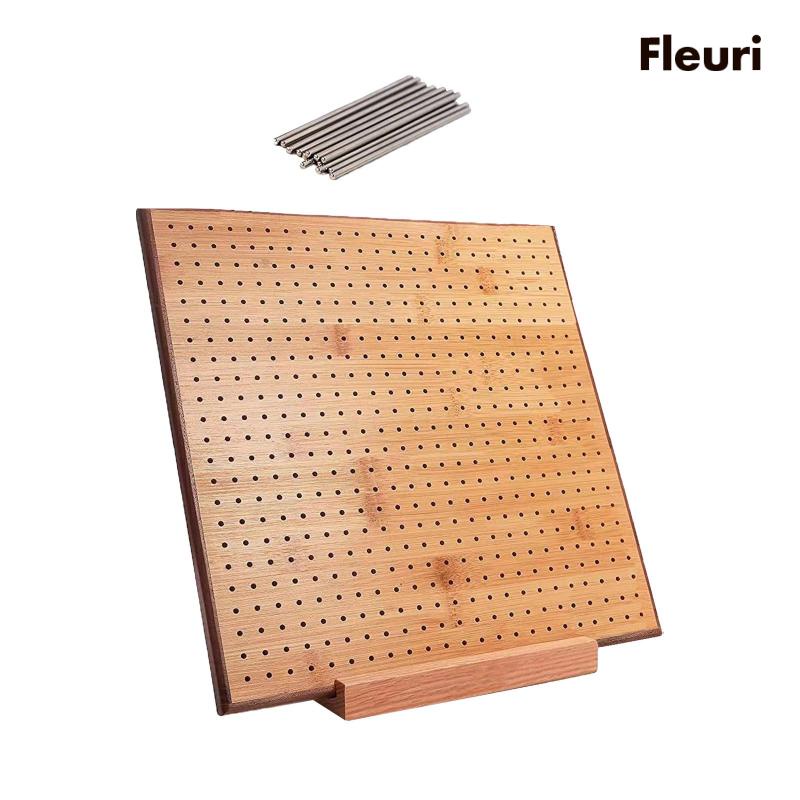[Fleurir] Bảng Chặn Kim Móc Cao Cấp Với Lỗ Ghim Cho Người Mới Bắt Đầu