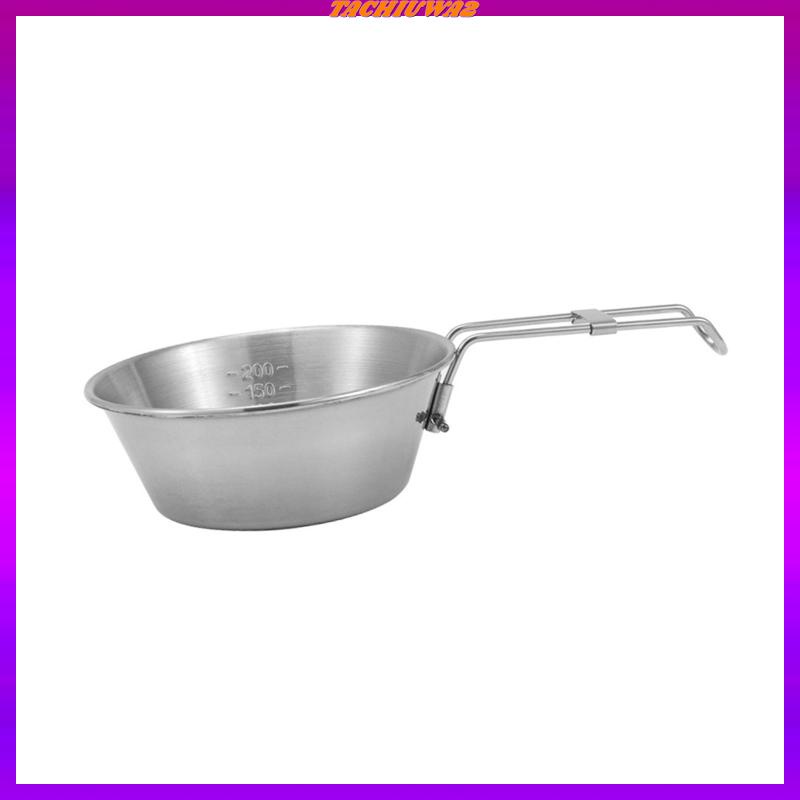 Bộ 2 Chén Ăn 300ml Có Tay Cầm Thiết Kế Gấp Gọn Tiện Dụng Mang Theo Du Lịch / Dã Ngoại