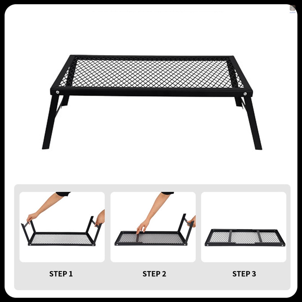 Bàn Lưới Nướng Bbq Chống Thấm Nước Có Thể Gấp Gọn Tiện Dụng Mang Theo Cắm Trại