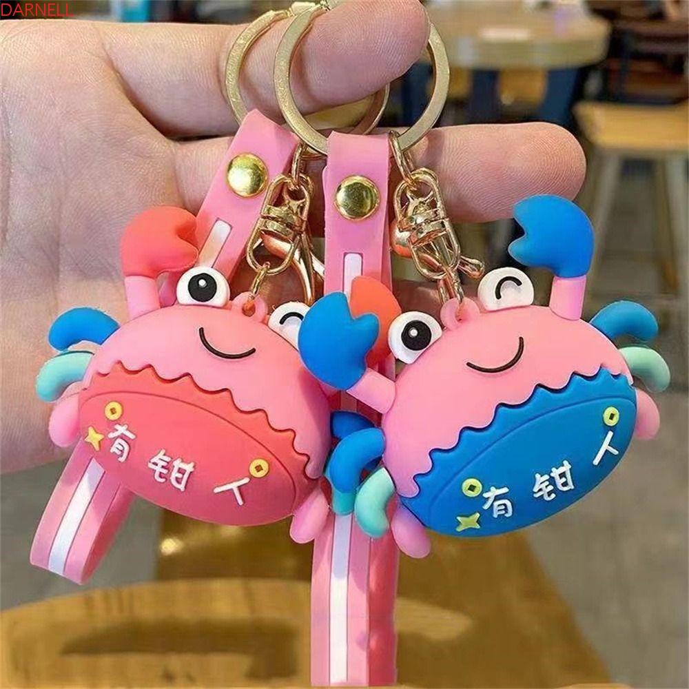 Móc Chìa Khóa Trang Trí Hình Cua Dễ Thương