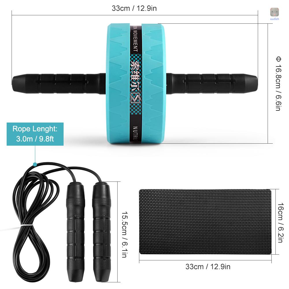 Con Lăn Tập Bụng Kèm Đệm Đầu Gối Tùy Chỉnh Tiện Dụng Cho Người Tập Gym / Văn Phòng