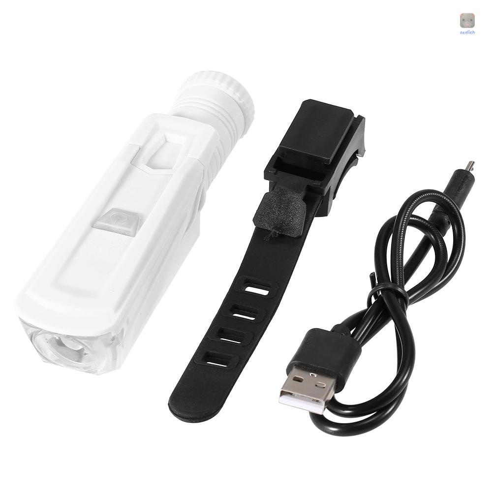 Đèn LED 150LM Cảnh Báo An Toàn Sạc USB Gắn Phía Trước Xe Đạp