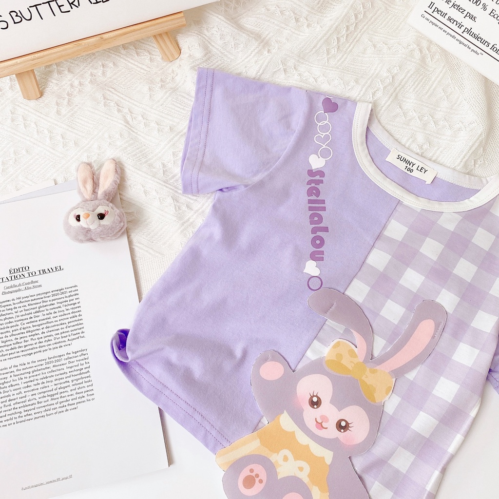 Áo Thun 100% Cotton Tay Ngắn Thoáng Khí In Họa Tiết Hoạt Hình Thời Trang Mùa Hè 2023 Cho Bé