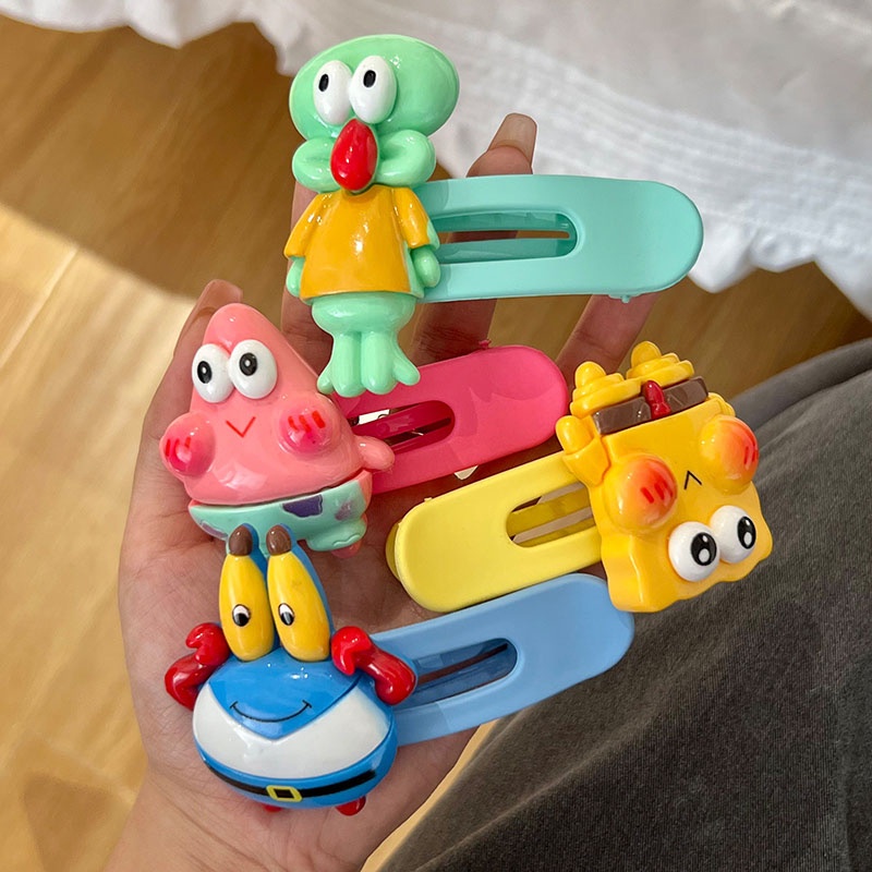 Kẹp Tóc Nhựa Hình Nhân Vật Hoạt Hình  Dễ Thương timetunnel