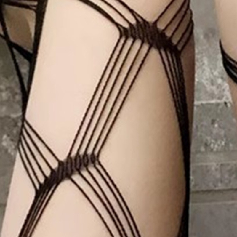 Vớ Lưới Dài Siêu Mỏng Màu Đen Quyến Rũ Thời Trang Mùa Hè Cho Nữ