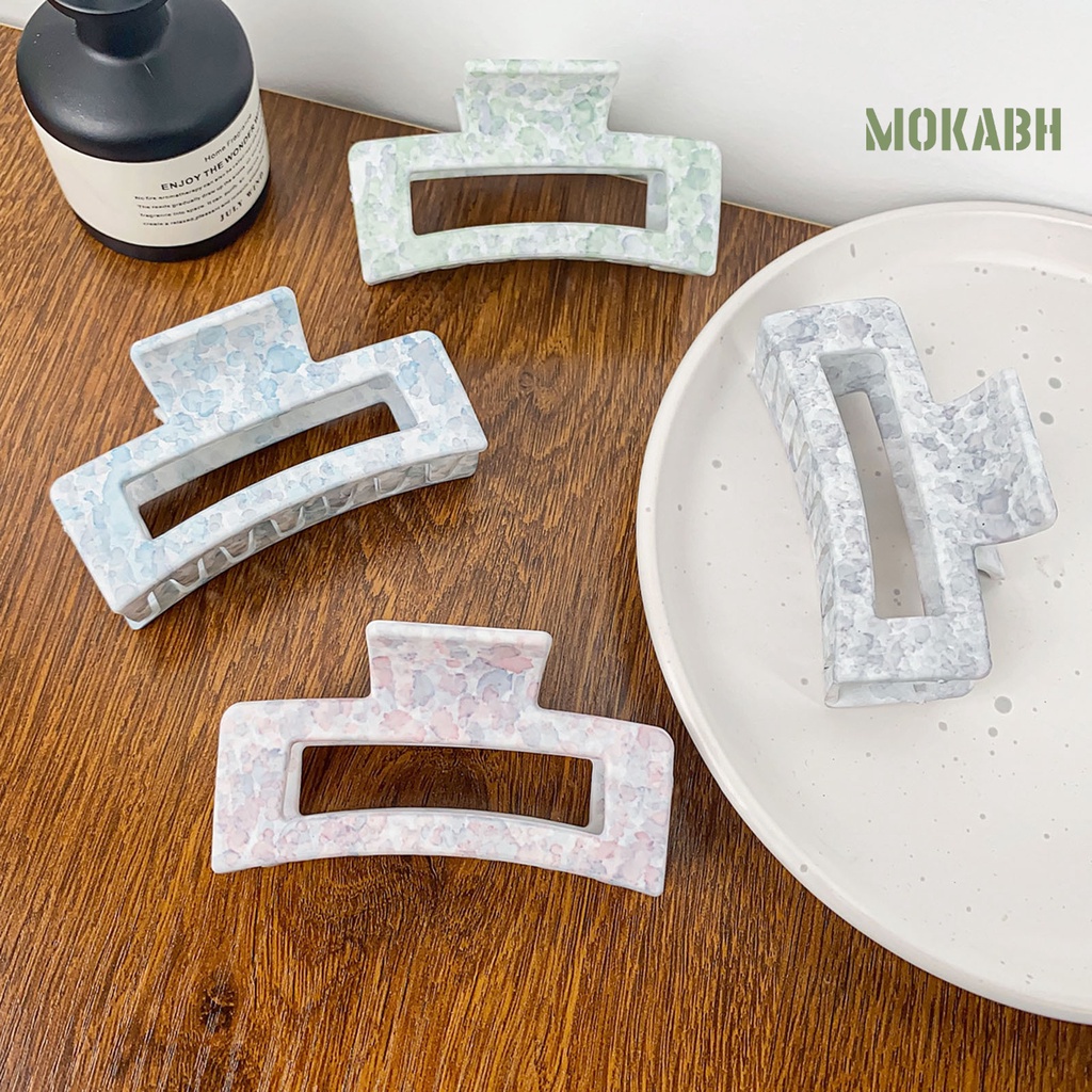 Kẹp Tóc Hình Chiếc Răng Chống Gãy Răng Phong Cách Vintage Cho Nữ