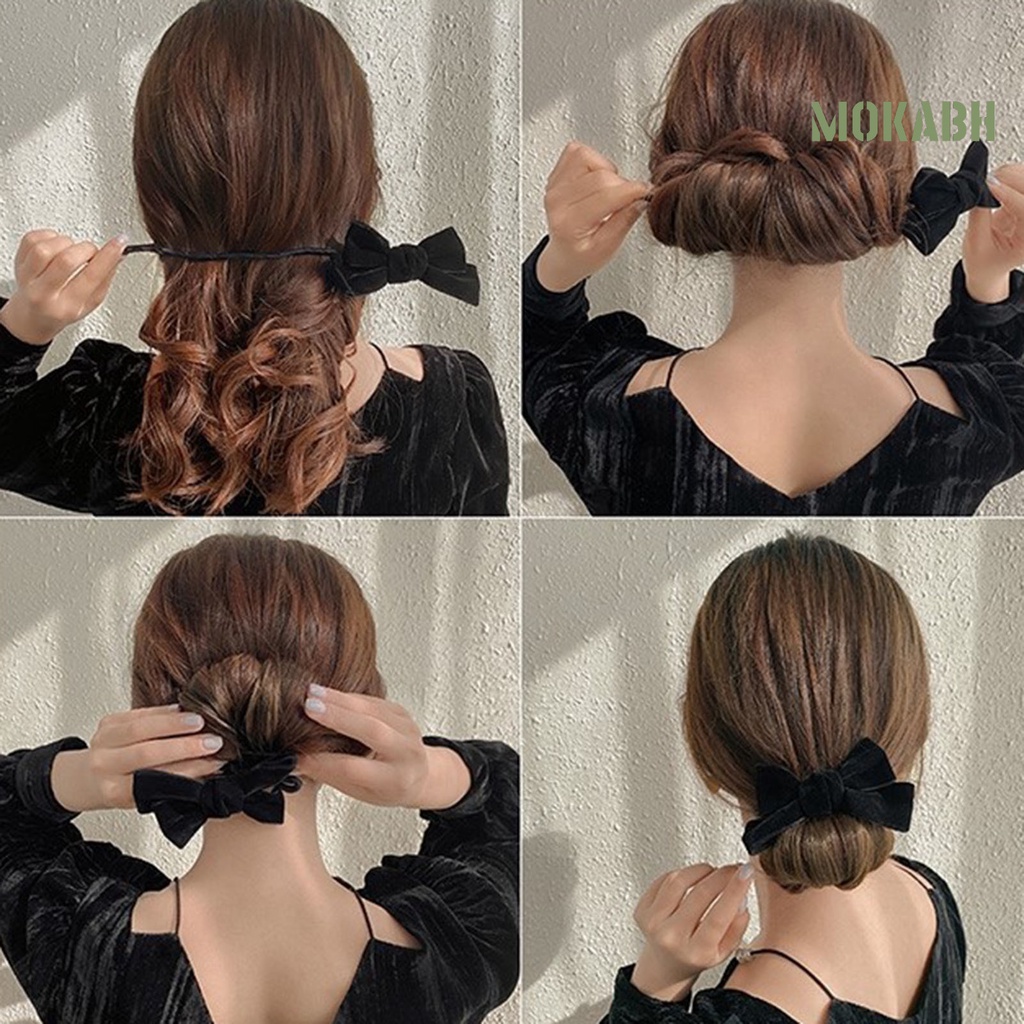 Dụng Cụ Tạo Kiểu Tóc Thắt Nơ Đơn Giản Dễ Phối Đồ