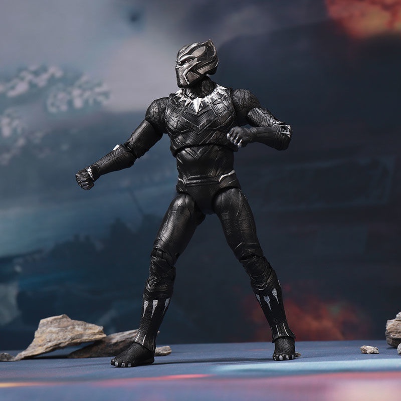 Mô Hình Đồ Chơi Siêu Anh Hùng Sát Thủ Black Panther Mystery Box Fortune