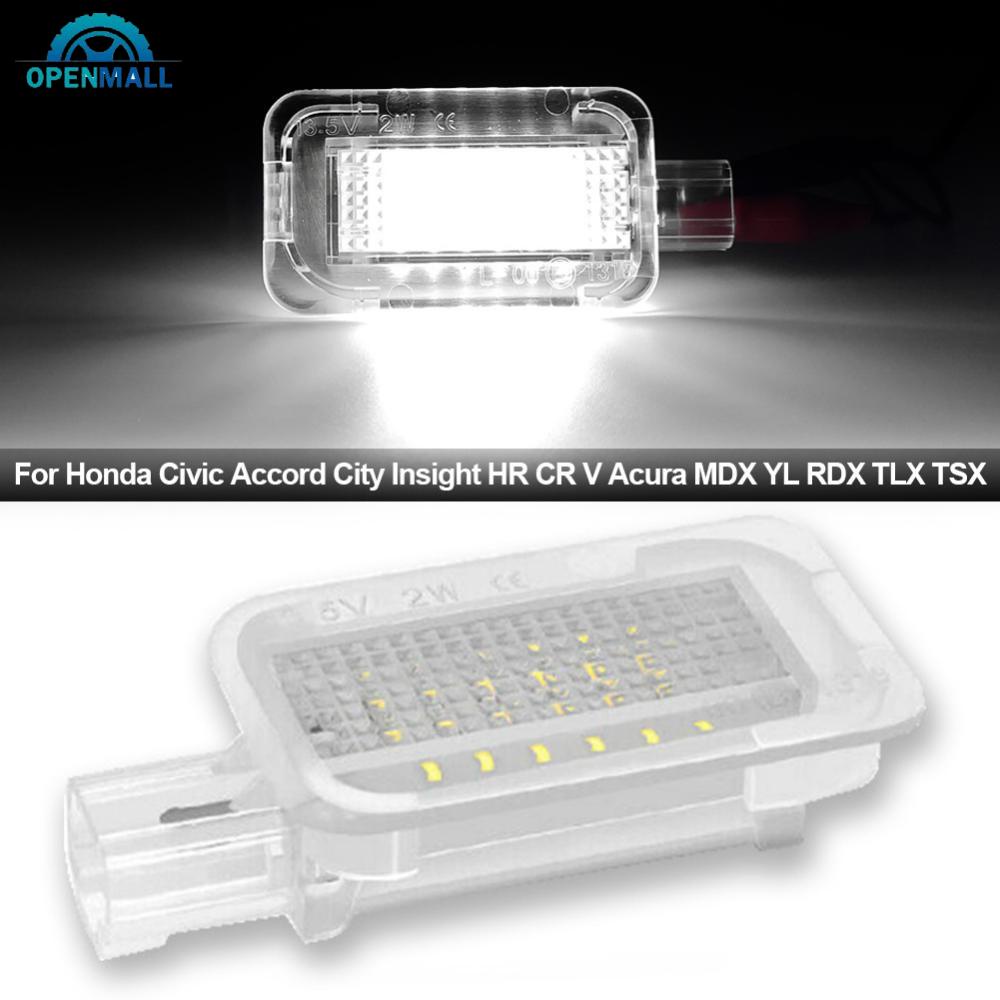 1 Đèn LED Gắn Cửa Xe Hơi Honda Civic Accord City Insight HR CR V Acura MDX YL RDX TLX TSX R6S2