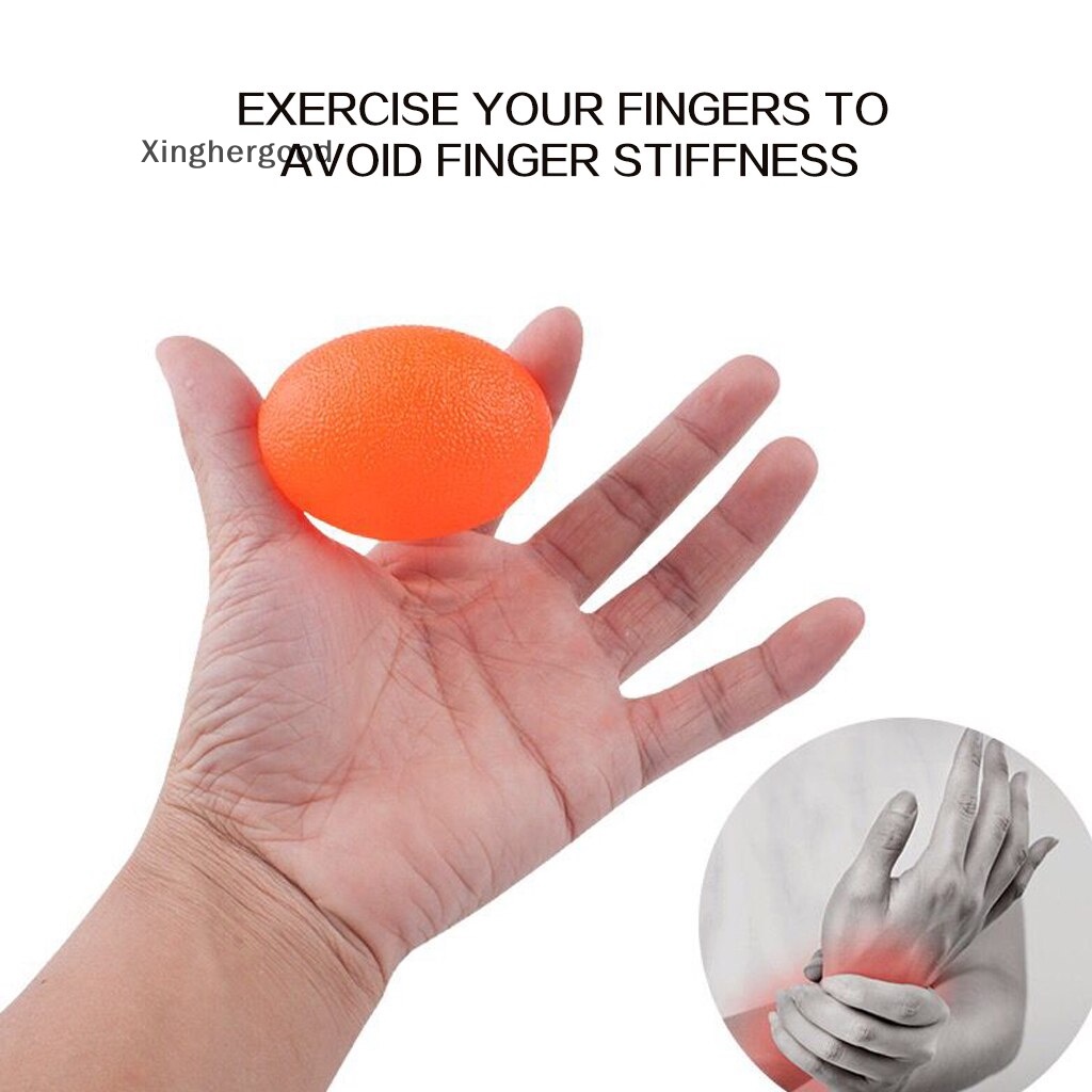 Bóng Silica Gel Cầm Tay Hình Quả Trứng Hỗ Trợ Luyện Tập Gym / Thể Hình Cho Nam Và Nữ