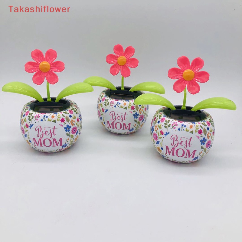 Phụ Kiện Hoa Táo Năng Lượng Mặt Trời Tự Động Trang Trí Xe Hơi