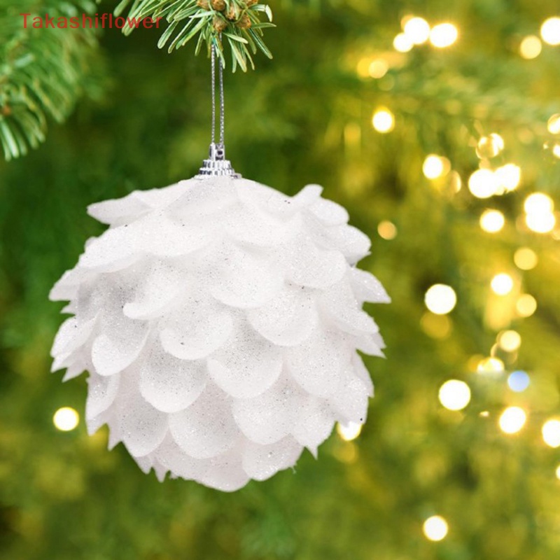 Bóng Xốp 8CM Hình Bạch Tuyết Treo Cây Thông Giáng Sinh Trang Trí Chất Lượng Cao