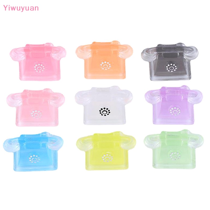 Bộ 5 Điện Thoại Mini Phát Quang Dễ Thương Trang Trí Xe Hơi