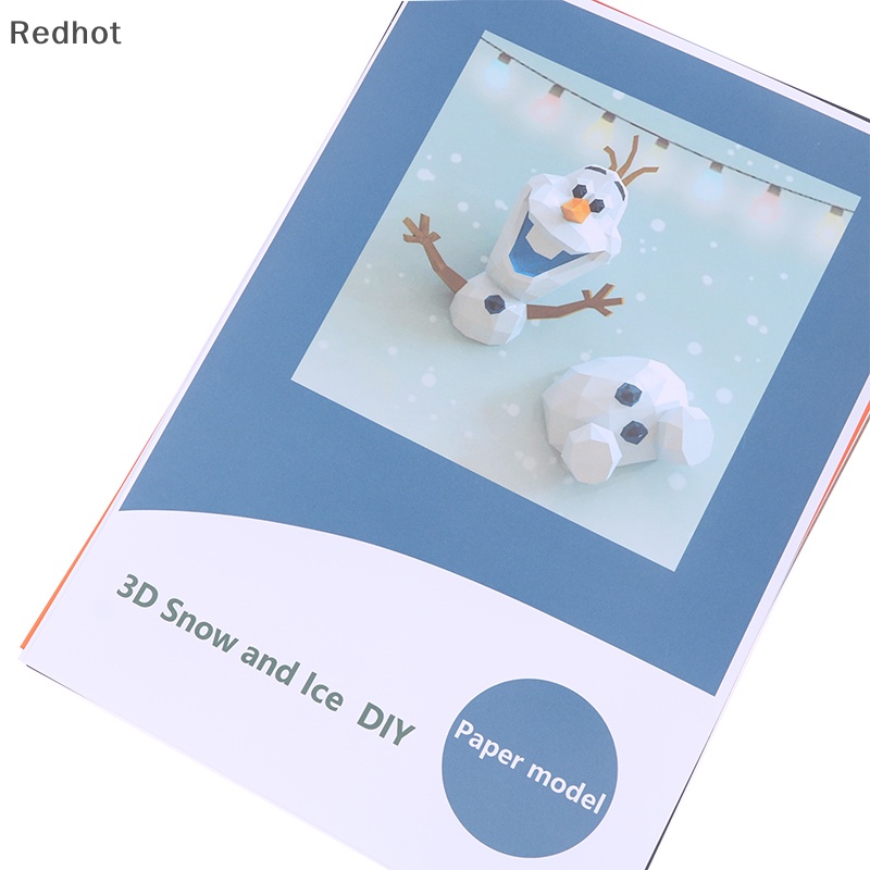 Mô Hình Groot Olaf 3D Bằng Giấy Trang Trí Bàn Làm Việc