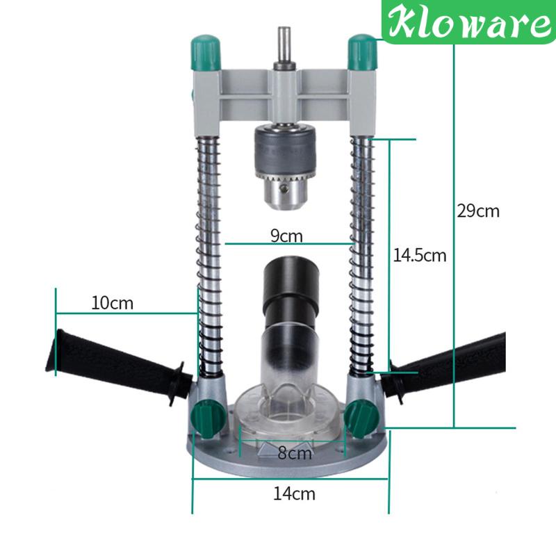 Giá Đỡ Mũi Khoan Góc 1 / 4in Hoặc 3 / 8in Bằng Hợp Kim Có Thể Điều Chỉnh