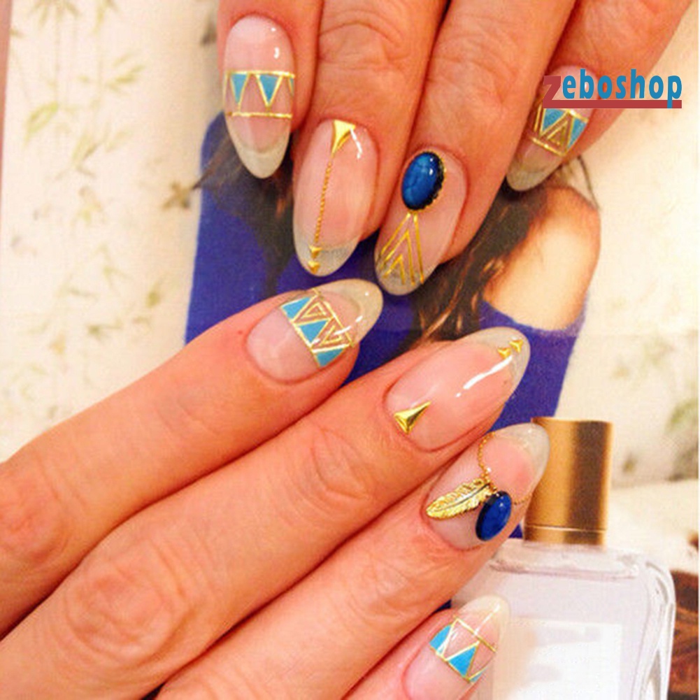 Miếng Dán Trang Trí Móng Tay Nghệ Thuật Nhiều Kiểu Chữ Tùy Chọn DIY