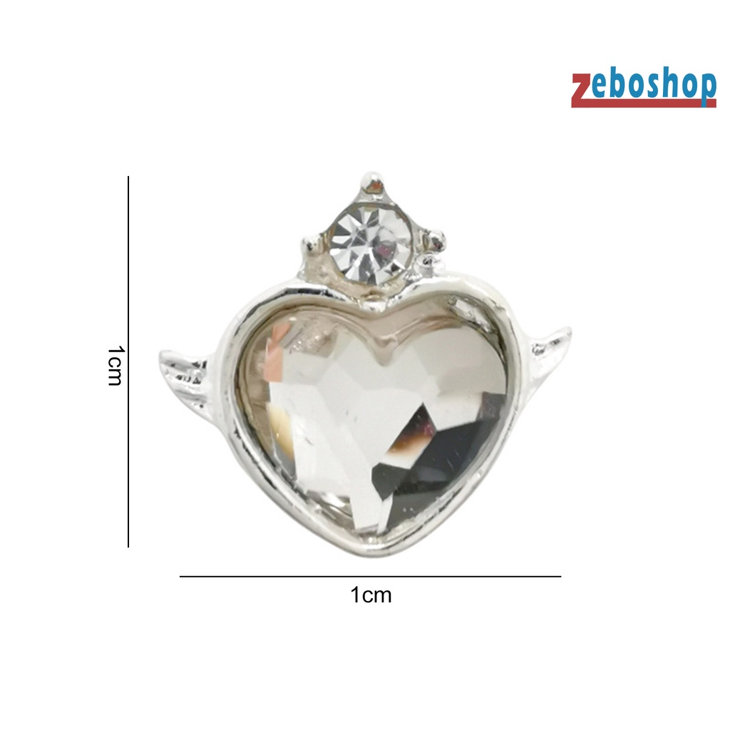 Set 10 Phụ Kiện Trang Trí Móng Nghệ Thuật Tạo Hiệu Ứng Kim Cương 3D DIY