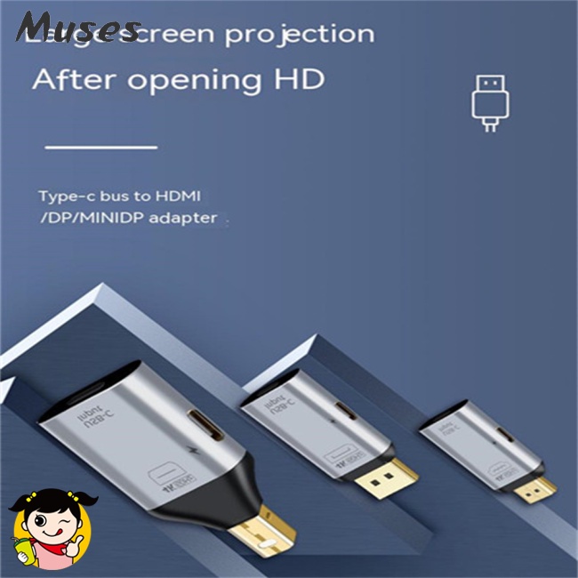 Đầu Chuyển Đổi 4k 60hz Hd Type-C Sang DP / HDMI Cho Mac