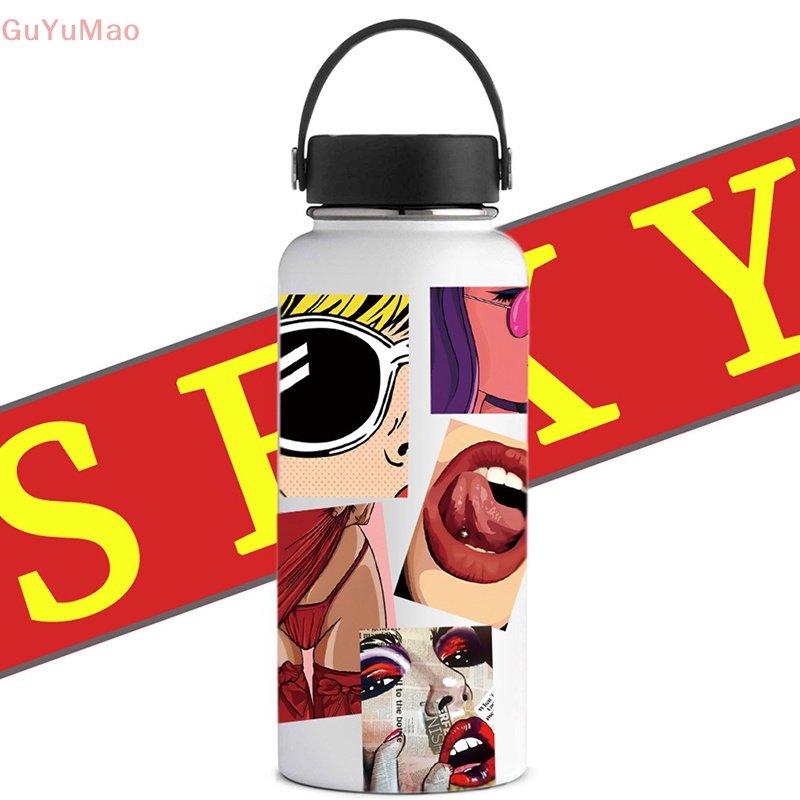 [cxGUYU] 50 Miếng Dán Anime Cô Gái Gợi Cảm Cho Ipad Laptop Sổ Lưu Niệm Thủ Công DIY PRTA