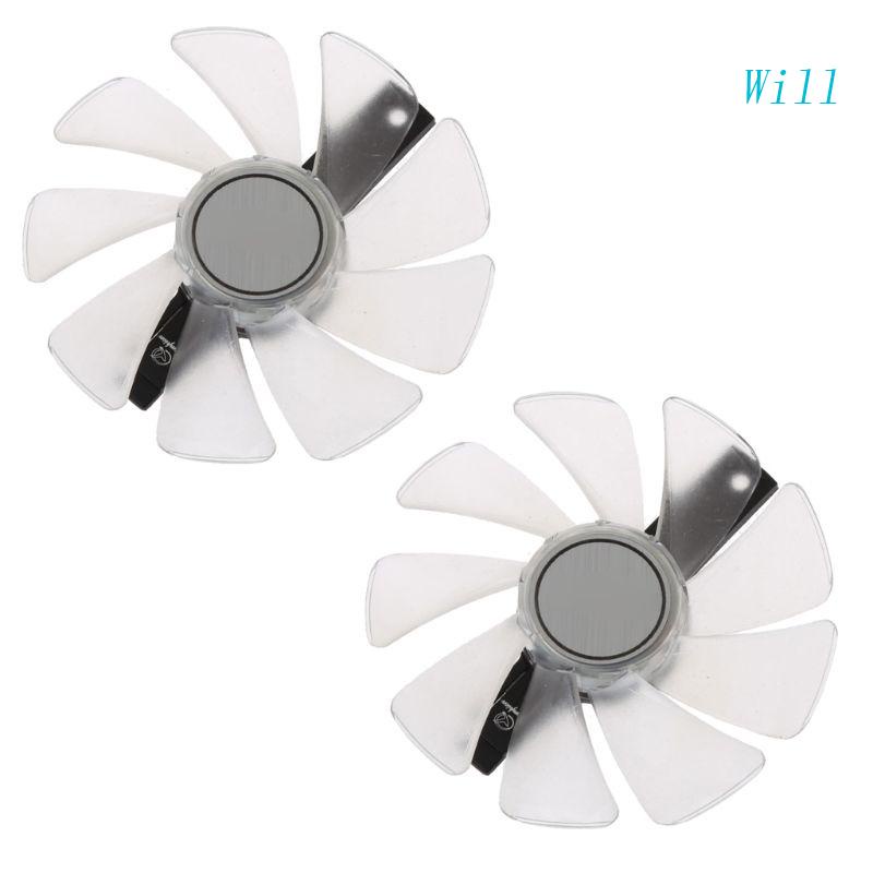 Set 2 Quạt Mini CF1015H12D 4Pin Cho Sapphire NITRO RX480 8G RX 470 4G GDDR5