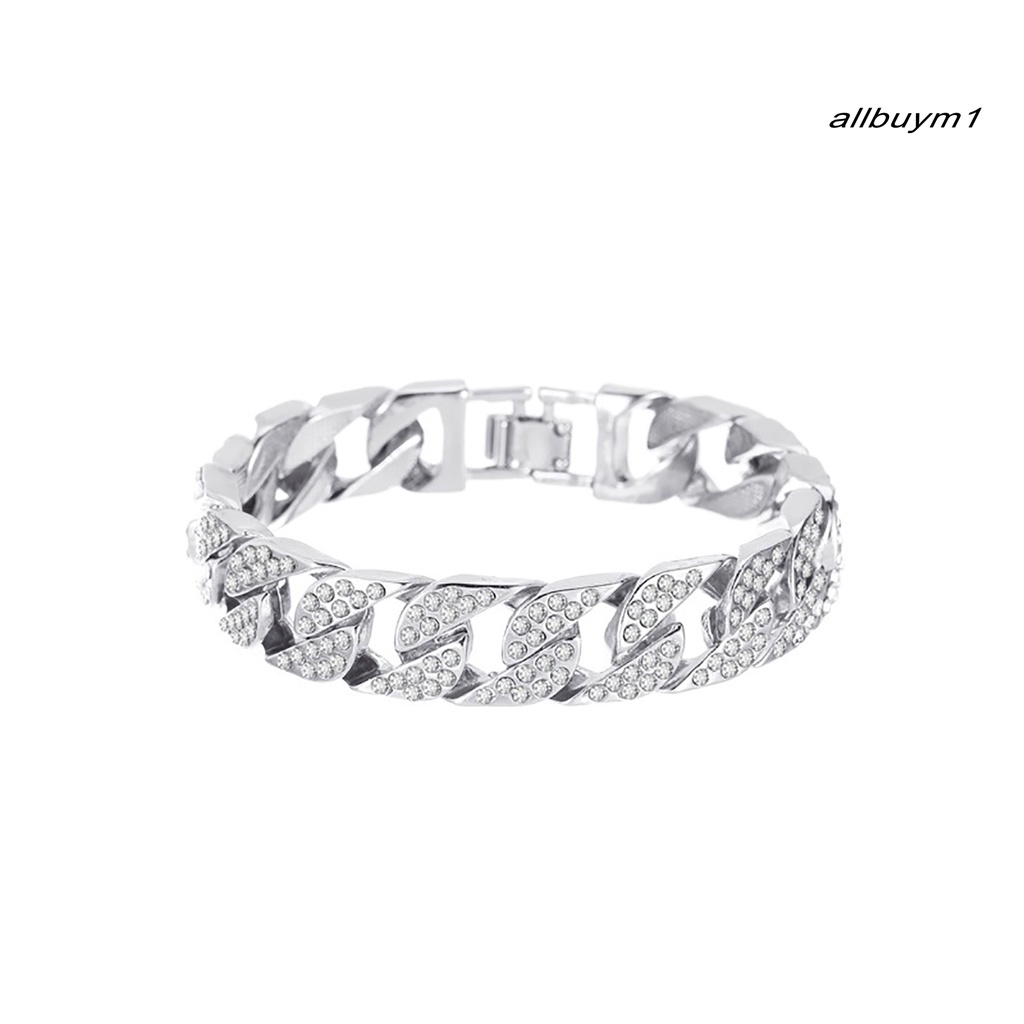 Vòng Tay Mắt Xích Dát Đá Thời Trang Cho Nữ