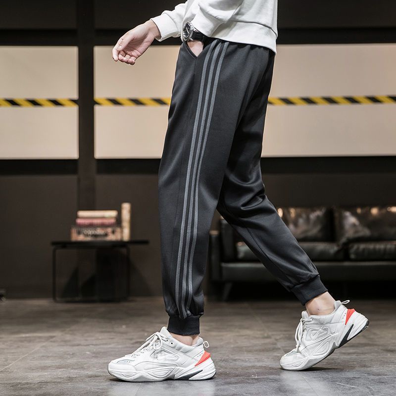 Quần Dài Thể Thao Vải Lông Cừu Dáng Rộng Tới Mắt Cá Chân Thời Trang Xuân Hè Phong Cách Hàn Quốc Hàng Mới 2023