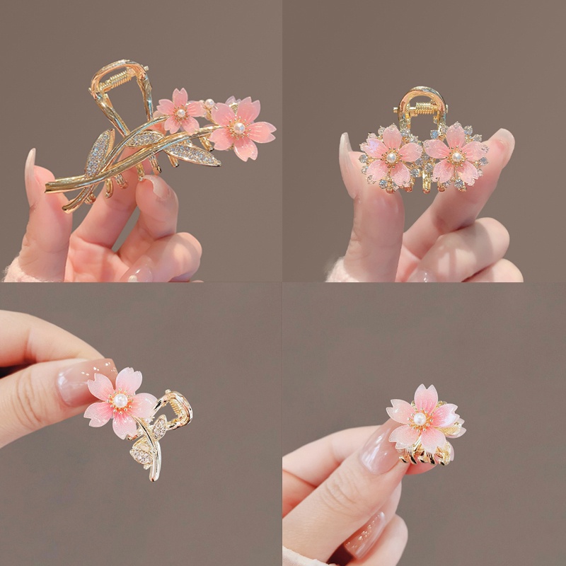 Haimeikang Kẹp Tóc Mini Đính Ngọc Trai Thời Trang Hàn Quốc Cho Nữ
