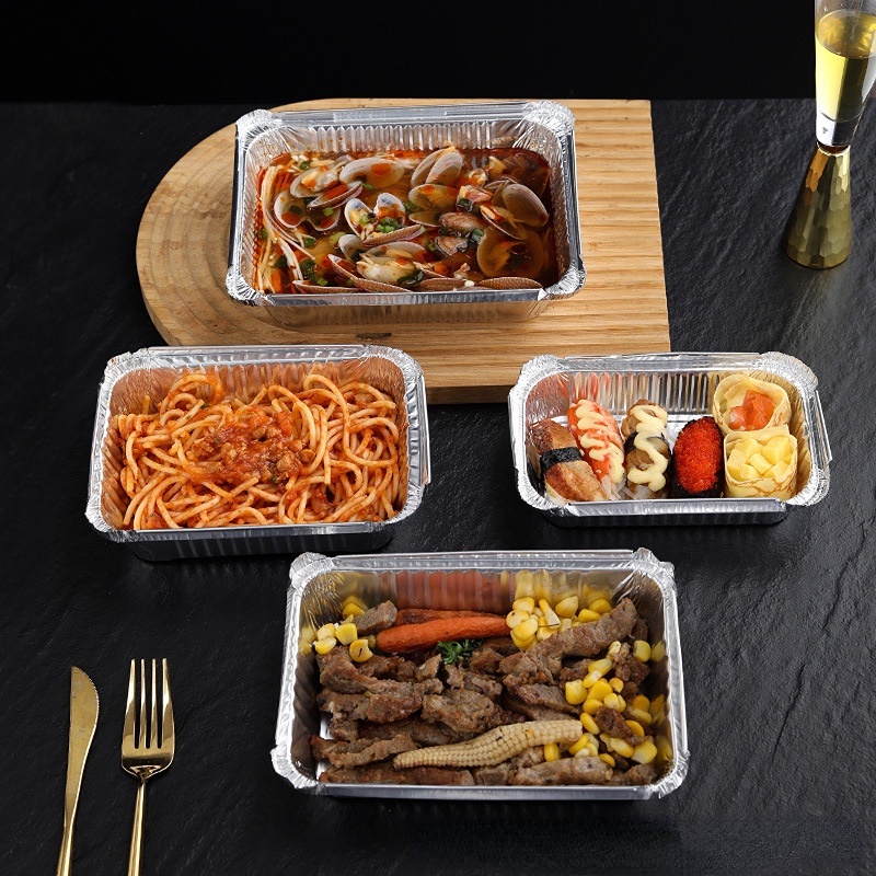 Bộ 10 Khay Thiếc Chống Dính Dùng Nướng Bánh / BBQ Tiện Dụng Ốp