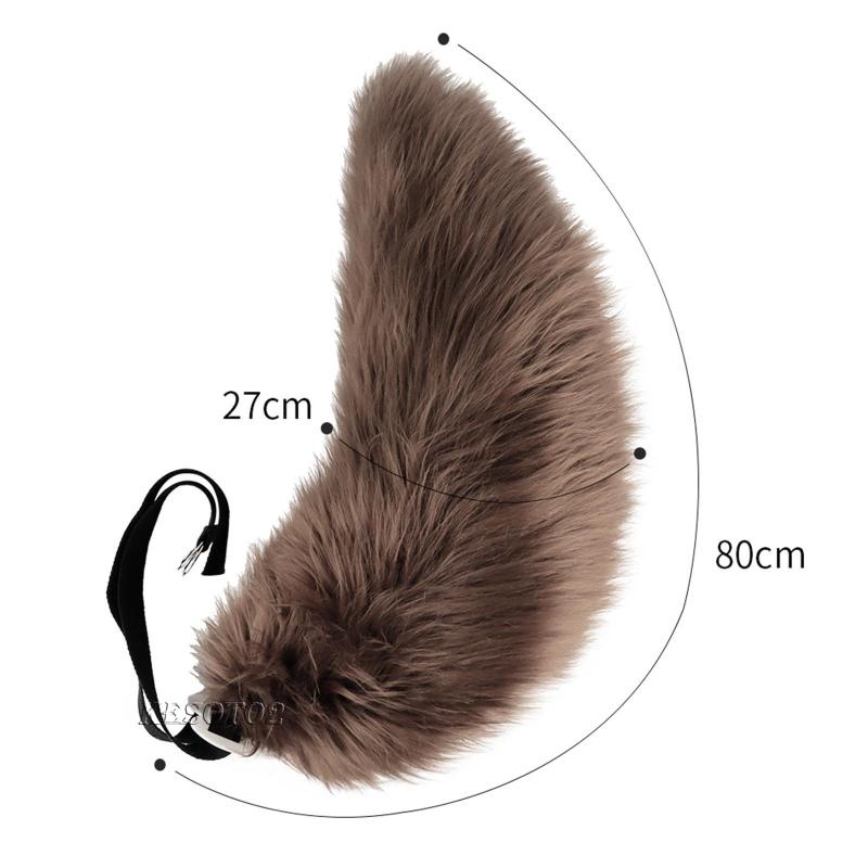 Set 2 Phụ Kiện Tai Và Đuôi Hóa Trang Biểu Diễn Sân Khấu