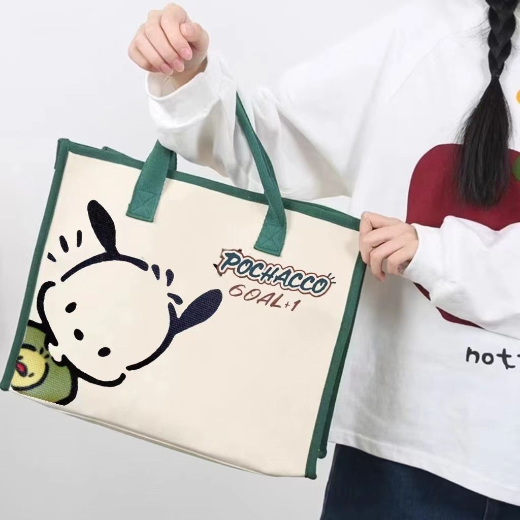 Túi Xách Canvas Sức Chứa Lớn Dễ Phối Đồ Thời Trang Cho Nữ