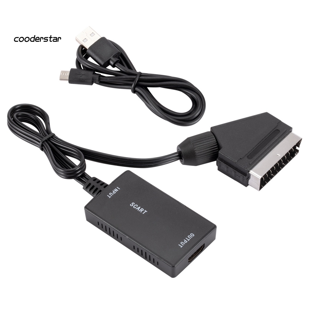 Cáp Chuyển Đổi Tín Hiệu SCART Sang HDMI 1080P Chuyên Dụng Cho Văn Phòng