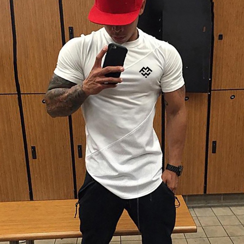 Áo Thun Cotton Tay Ngắn Cổ Tròn Phong Cách Hip Hop Thời Trang Mùa Hè Cho Nam