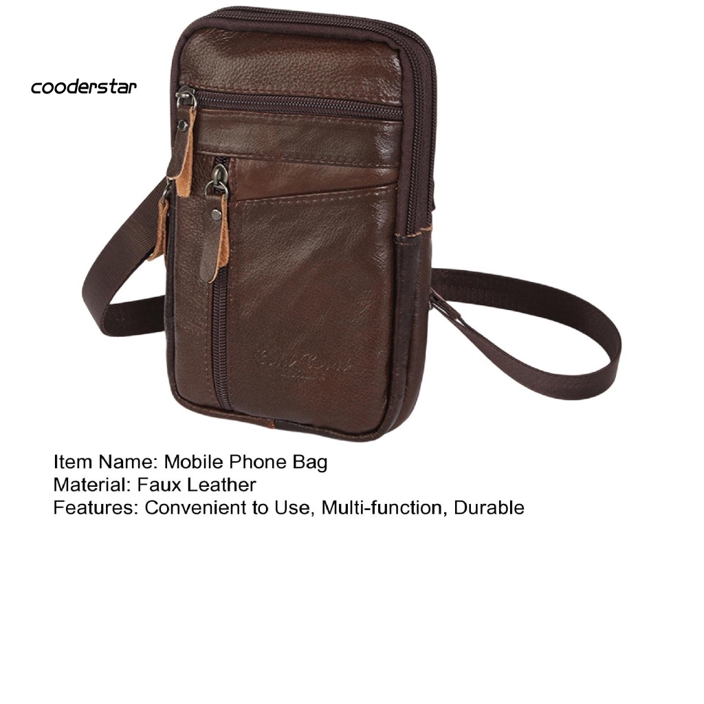 Túi Giả Da Đựng Điện Thoại Đeo Vai Phong Cách Doanh Nhân Thời Trang Sự Bảo Vệ