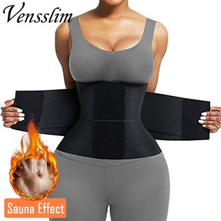 Đai nịt bụng định hình eo thon với ba vòng quấn giảm cân cho nữ