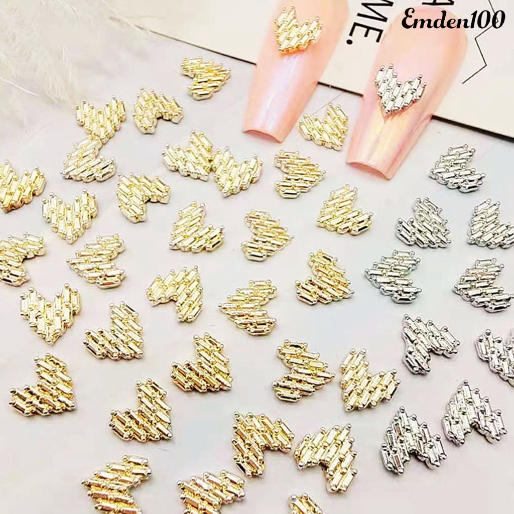 Set 100 / 100 Hạt Đá 3D Lấp Lánh Trang Trí Móng Tay