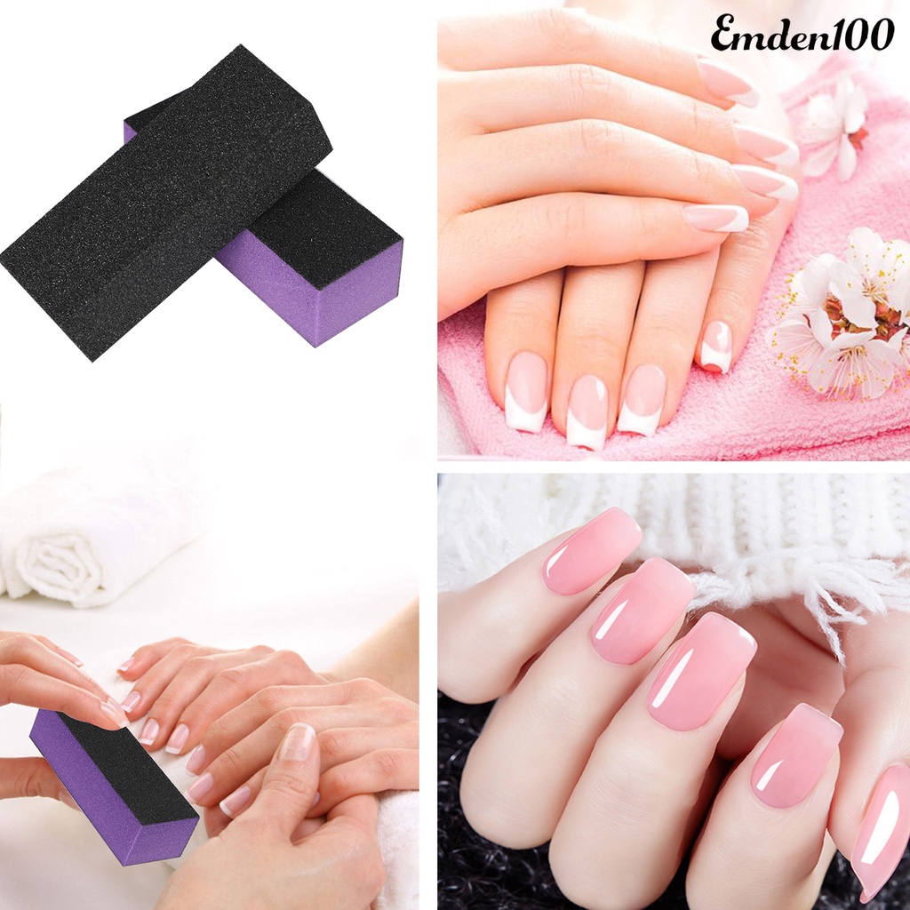 Set 100 / 10 / 12 Cây Dũa Móng Tay Nhiều Mặt Dạng Khối